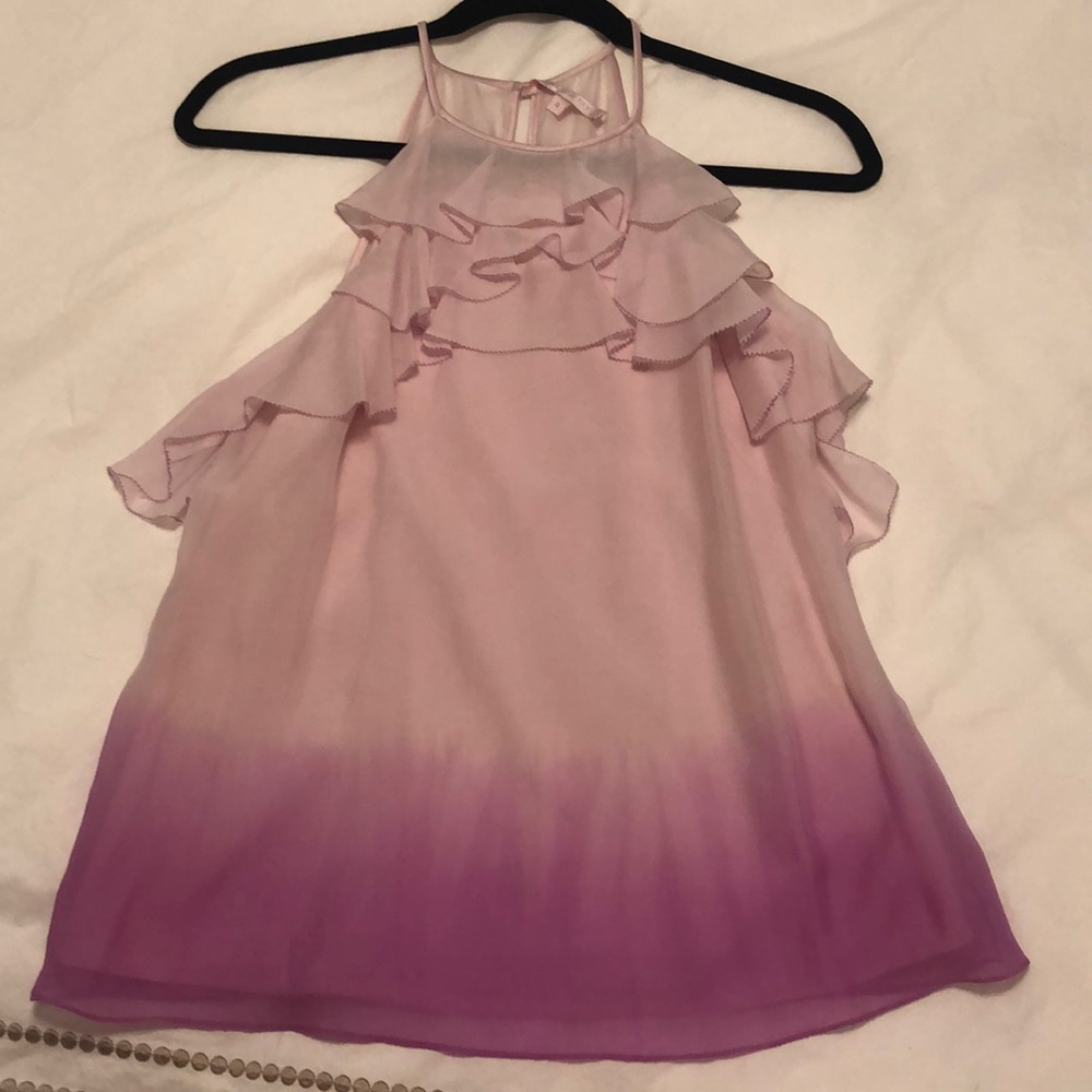 Rebecca Taylor ruffled halter